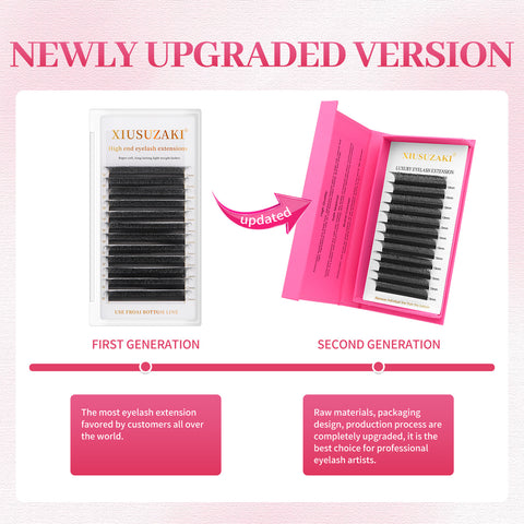 XIUSUZAKI Automatic Flowering W Shape Bloom 5D Premade Fans Eyelash Extensions Premium Natural Soft Light Full Dense Lashes XIUSUZAKI Automatic Flowering W Shape Bloom 5D Premade Fans Eyelash Extensions Premium Natural Soft Light Full Dense Lashes