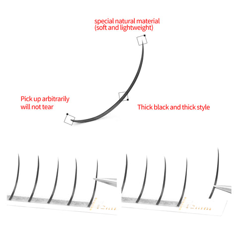 XIUSUZAKI SONG LASHES Wispy Spikes Eyelash Extension Fairy Eyelashes Promade Wispy Fans For Eyelash Extensiones XIUSUZAKI SONG LASHES Wispy Spikes Eyelash Extension Fairy Eyelashes Promade Wispy Fans For Eyelash Extensiones