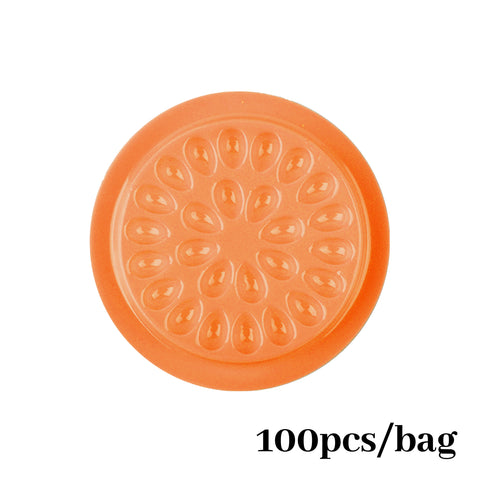 XIUSUZAKI 100pcs Disposable Eyelash Extension Glue Holder Pallet Plastic Holder Pallet Stand Pads for Fan Eyelashes Holder XIUSUZAKI 100pcs Disposable Eyelash Extension Glue Holder Pallet Plastic Holder Pallet Stand Pads for Fan Eyelashes Holder