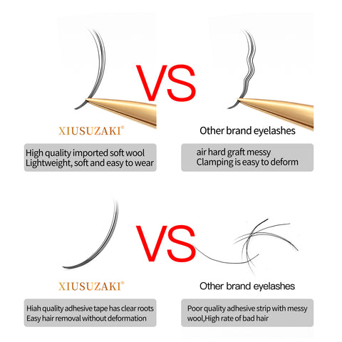 XIUSUZAKI 5D Flower Fairy Flora Lashes Cluster Classic Individual Eyelash Extension LashesMatte Black Professional Soft Natural XIUSUZAKI 5D Flower Fairy Flora Lashes Cluster Classic Individual Eyelash Extension LashesMatte Black Professional Soft Natural