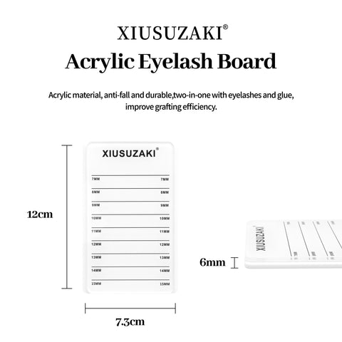 XIUSUZAKI Lash Holder Acrylic Hand Pallet Board for Eyelash Extensions XIUSUZAKI Lash Holder Acrylic Hand Pallet Board for Eyelash Extensions