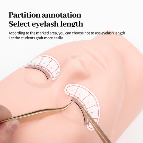 XIUSUZAKI 70 Pairs False eyelash Eye Sticker Positioning Tips Sticker for Eyelashes Extension Practice Patches MakeUp Tool XIUSUZAKI 70 Pairs False eyelash Eye Sticker Positioning Tips Sticker for Eyelashes Extension Practice Patches MakeUp Tool