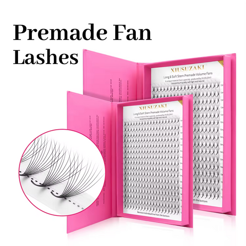 Wholesale Handmade Mix 16 Rows Premade fans 3D-14D Loose Premade Volume Fans Pointy Base Eyelash Extensions Wholesale Handmade Mix 16 Rows Premade fans 3D-14D Loose Premade Volume Fans Pointy Base Eyelash Extensions