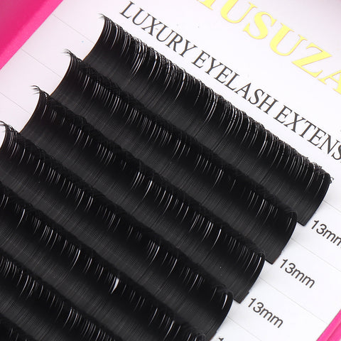 XIUSUZAKI Mix Soft Two Split-tips Dark Black Eyelash Extension Cashmere Eyelashes Lash Extension Supplies Ellipse Flat lashes XIUSUZAKI Mix Soft Two Split-tips Dark Black Eyelash Extension Cashmere Eyelashes Lash Extension Supplies Ellipse Flat lashes