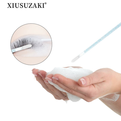 XIUSUZAKI 120ml Eyelash Extension Cleansing Mousse Shampoo Foam Pro Eyelash Cleaner bubble gentle non-irritation fast clean XIUSUZAKI 120ml Eyelash Extension Cleansing Mousse Shampoo Foam Pro Eyelash Cleaner bubble gentle non-irritation fast clean