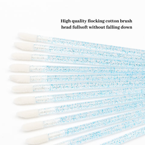 XIUSUZAKI 50pcs Disposable Eyelash Brush Crystal Lashes Micro Brushes Eyelash Extension Supplies Applicator Cleaner Beauty Makeup XIUSUZAKI 50pcs Disposable Eyelash Brush Crystal Lashes Micro Brushes Eyelash Extension Supplies Applicator Cleaner Beauty Makeup