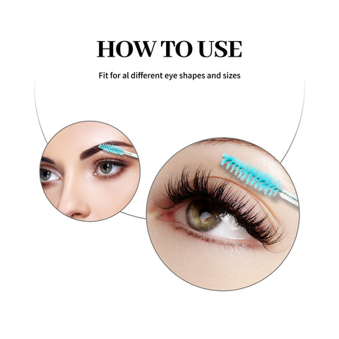 XIUSUZAKI 100pcs/lot Mascara Eyelash Make Up Brush Disposable Mascara Wand for eyelash extension XIUSUZAKI 100pcs/lot Mascara Eyelash Make Up Brush Disposable Mascara Wand for eyelash extension