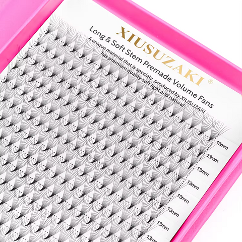 Wholesale Handmade Mix 16 Rows Premade fans 3D-14D Loose Premade Volume Fans Pointy Base Eyelash Extensions Wholesale Handmade Mix 16 Rows Premade fans 3D-14D Loose Premade Volume Fans Pointy Base Eyelash Extensions