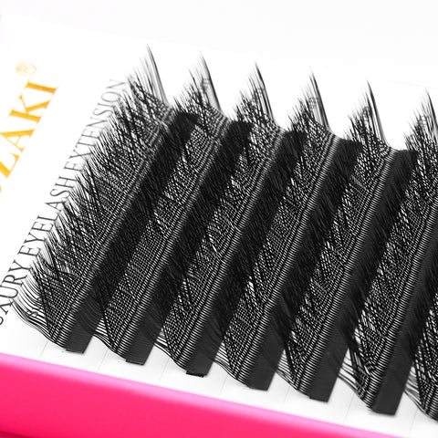XIUSUZAKI YY Shape Hand Woven Premium Soft Light Natural Eyelashes Extension 2D Y Shape Lashes Black L LU M YY Lashes XIUSUZAKI YY Shape Hand Woven Premium Soft Light Natural Eyelashes Extension 2D Y Shape Lashes Black L LU M YY Lashes