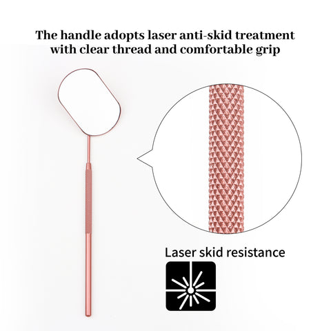 XIUSUZAKI Stainless Steel Checking Mirror For Eyelash Extension Professional Makeup Tool Dental Mirrors Mouth Make Up Tools XIUSUZAKI Stainless Steel Checking Mirror For Eyelash Extension Professional Makeup Tool Dental Mirrors Mouth Make Up Tools