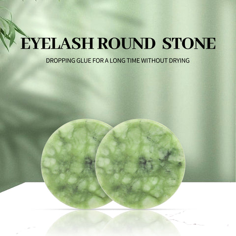 XIUSUZAKI Green Round Stone Eyelash Extension Glue Adhesive Pallet Stand Holder 1 PC Makeup Tool XIUSUZAKI Green Round Stone Eyelash Extension Glue Adhesive Pallet Stand Holder 1 PC Makeup Tool
