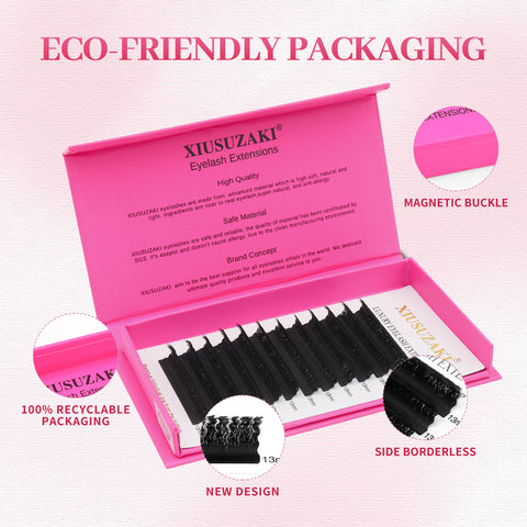 XIUSUZAKI Private label 0.07mm Professional Natural Looking Wool Curled Lashes Wavy PPL Eyelashes extensions Wool Roll lashes XIUSUZAKI Private label 0.07mm Professional Natural Looking Wool Curled Lashes Wavy PPL Eyelashes extensions Wool Roll lashes