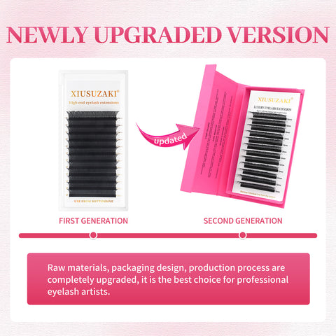 XIUSUZAKU 8D W-Shaped Eyelashes Extensions C/D Curl High Quality Idividual W-8D Lash XIUSUZAKU 8D W-Shaped Eyelashes Extensions C/D Curl High Quality Idividual W-8D Lash