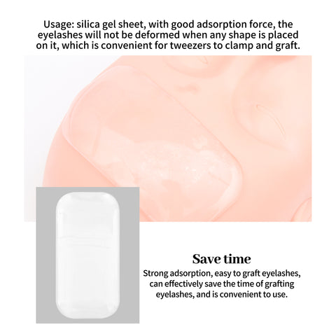 XIUSUZAKI Silicone False Eyelash Extension Holder Lsolated Patches Maquiagem Forehead Lash Cilios Pads Makeup Organizer XIUSUZAKI Silicone False Eyelash Extension Holder Lsolated Patches Maquiagem Forehead Lash Cilios Pads Makeup Organizer