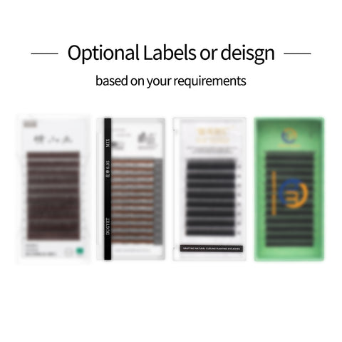 XIUSUZAKI Manufacturer Private Label Order OEM Eyelash Extension With Your Own Logo XIUSUZAKI Manufacturer Private Label Order OEM Eyelash Extension With Your Own Logo