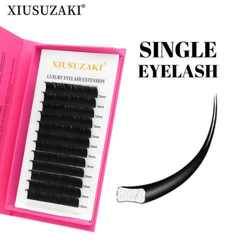 XIUSUZAKI Mix Soft Two Split-tips Dark Black Eyelash Extension Cashmere Eyelashes Lash Extension Supplies Ellipse Flat lashes XIUSUZAKI Mix Soft Two Split-tips Dark Black Eyelash Extension Cashmere Eyelashes Lash Extension Supplies Ellipse Flat lashes