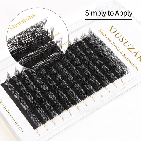 XIUSUZAKI 6D W Shape Eyelash Extensions Blister Premade Fans XIUSUZAKI 6D W Shape Eyelash Extensions Blister Premade Fans