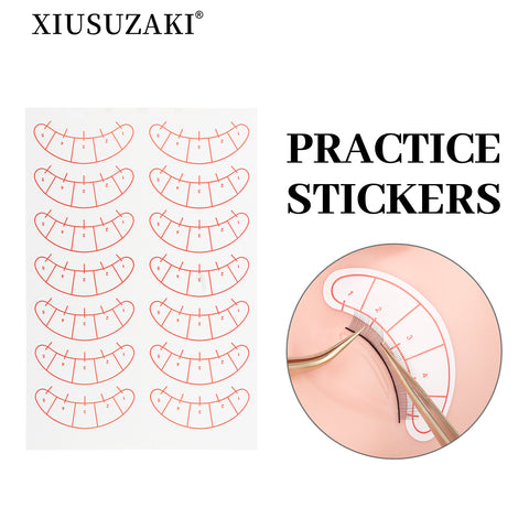 XIUSUZAKI 70 Pairs False eyelash Eye Sticker Positioning Tips Sticker for Eyelashes Extension Practice Patches MakeUp Tool XIUSUZAKI 70 Pairs False eyelash Eye Sticker Positioning Tips Sticker for Eyelashes Extension Practice Patches MakeUp Tool
