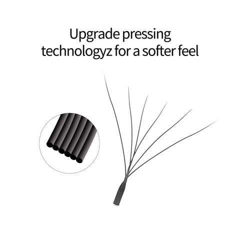 XIUSUZAKU 6D W-Shaped Eyelashes Extensions C/D Curl High Quality Idividual Lash XIUSUZAKU 6D W-Shaped Eyelashes Extensions C/D Curl High Quality Idividual Lash