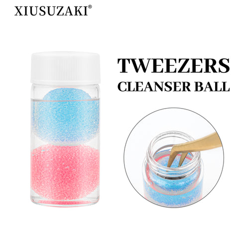XIUSUZAKI 30ml Eyelashes Tweezers Cleaner Lash Glue Extension Supplies Liquid Eyelash Tweezers Cleaning Sponge XIUSUZAKI 30ml Eyelashes Tweezers Cleaner Lash Glue Extension Supplies Liquid Eyelash Tweezers Cleaning Sponge
