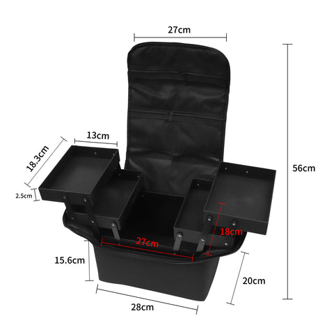 XIUSUZAKI Portable Eyelash Storage Box Eyelash Extension Tools Bag Cosmetic Case Black XIUSUZAKI Portable Eyelash Storage Box Eyelash Extension Tools Bag Cosmetic Case Black