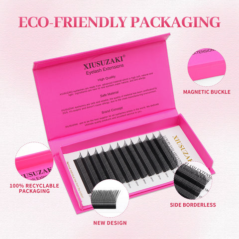 XIUSUZAKI YY Shape Hand Woven Premium Soft Light Natural Eyelashes Extension 2D Y Shape Lashes Black Brown Purple Blue Color YY Lashes XIUSUZAKI YY Shape Hand Woven Premium Soft Light Natural Eyelashes Extension 2D Y Shape Lashes Black Brown Purple Blue Color YY Lashes