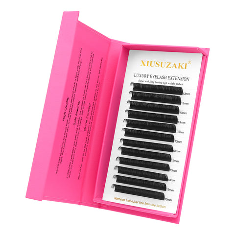 XIUSUZAKI Wholesale Siberian Individual Faux Mink Easy fan Professional Classic Eyelash Tray volume Lash Extensions XIUSUZAKI Wholesale Siberian Individual Faux Mink Easy fan Professional Classic Eyelash Tray volume Lash Extensions