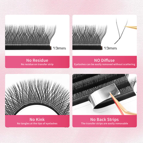 XIUSUZAKI YY Shape Hand Woven Premium Soft Light Natural Eyelashes Extension 2D Y Shape Lashes Black L LU M YY Lashes XIUSUZAKI YY Shape Hand Woven Premium Soft Light Natural Eyelashes Extension 2D Y Shape Lashes Black L LU M YY Lashes