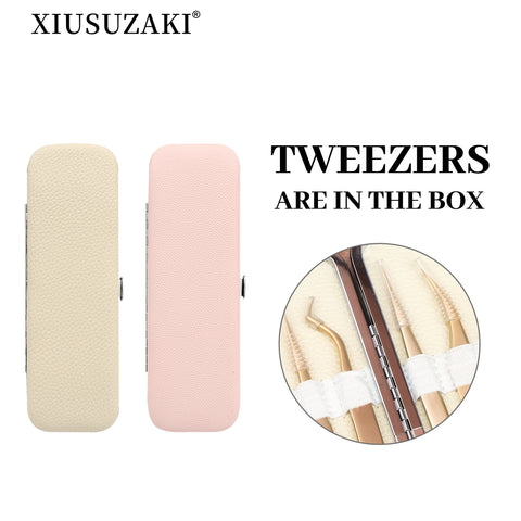XIUSUZAKI New Eyelash Tweezers Tool Bag Eyelash Extension Beauty Eyebrow Kit Eye Makeup Accessories Case XIUSUZAKI New Eyelash Tweezers Tool Bag Eyelash Extension Beauty Eyebrow Kit Eye Makeup Accessories Case