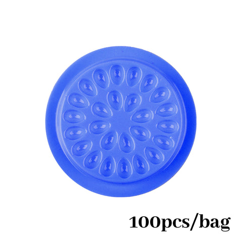 XIUSUZAKI 100pcs Disposable Eyelash Extension Glue Holder Pallet Plastic Holder Pallet Stand Pads for Fan Eyelashes Holder XIUSUZAKI 100pcs Disposable Eyelash Extension Glue Holder Pallet Plastic Holder Pallet Stand Pads for Fan Eyelashes Holder