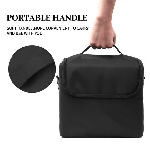 XIUSUZAKI Portable Eyelash Storage Box Eyelash Extension Tools Bag Cosmetic Case Black XIUSUZAKI Portable Eyelash Storage Box Eyelash Extension Tools Bag Cosmetic Case Black