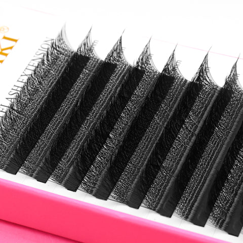 XIUSUZAKI Natural soft Light Bloom Automatic Flowering Premade Eyelashes Extensions Lash 3D W Shape Eyelash Extension XIUSUZAKI Natural soft Light Bloom Automatic Flowering Premade Eyelashes Extensions Lash 3D W Shape Eyelash Extension