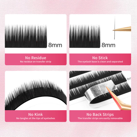 XIUSUZAKI 100% Handmade Twelve rows Recyclable Packaging Side Borderless Magnetic Buckle Graft Eyebrow XIUSUZAKI 100% Handmade Twelve rows Recyclable Packaging Side Borderless Magnetic Buckle Graft Eyebrow