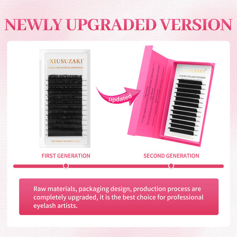 XIUSUZAKI Private label 0.07mm Professional Natural Looking Wool Curled Lashes Wavy PPL Eyelashes extensions Wool Roll lashes XIUSUZAKI Private label 0.07mm Professional Natural Looking Wool Curled Lashes Wavy PPL Eyelashes extensions Wool Roll lashes