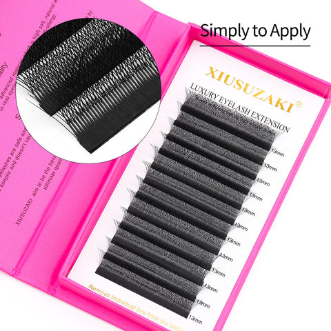 XIUSUZAKI Automatic Flowering W Shape Bloom 5D Premade Fans Eyelash Extensions Premium Natural Soft Light Full Dense Lashes XIUSUZAKI Automatic Flowering W Shape Bloom 5D Premade Fans Eyelash Extensions Premium Natural Soft Light Full Dense Lashes