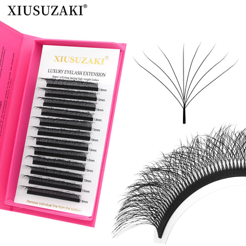 XIUSUZAKU 8D W-Shaped Eyelashes Extensions C/D Curl High Quality Idividual W-8D Lash XIUSUZAKU 8D W-Shaped Eyelashes Extensions C/D Curl High Quality Idividual W-8D Lash