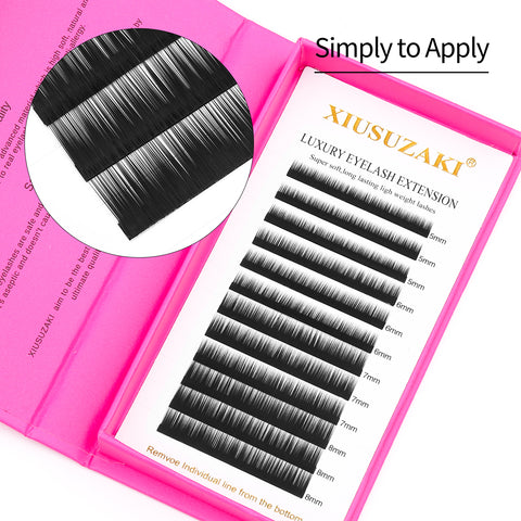 XIUSUZAKI 100% Handmade Twelve rows Recyclable Packaging Side Borderless Magnetic Buckle Graft Eyebrow XIUSUZAKI 100% Handmade Twelve rows Recyclable Packaging Side Borderless Magnetic Buckle Graft Eyebrow