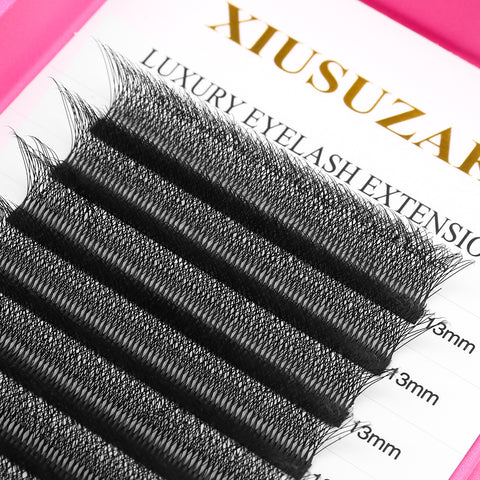 XIUSUZAKU 7D W-Shaped Eyelashes Extensions C/D Curl High Quality Idividual W-7D Lash XIUSUZAKU 7D W-Shaped Eyelashes Extensions C/D Curl High Quality Idividual W-7D Lash