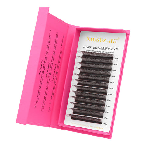 XIUSUZAKI Brown 5D W-Shaped Brown Eyelashes Extensions 5 Tip C/D Curl High Quality Idividual Lash XIUSUZAKI Brown 5D W-Shaped Brown Eyelashes Extensions 5 Tip C/D Curl High Quality Idividual Lash