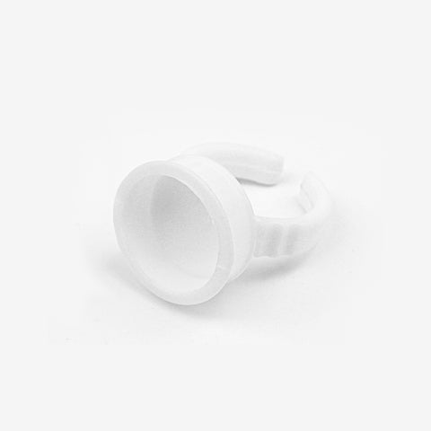 XIUSUZAKI 100 Pcs/Pack Disposable Eyelashes Glue Ring Holder For Eyelash Extension Pallet Eye Lashes Lash Glue Rings Cup Tools XIUSUZAKI 100 Pcs/Pack Disposable Eyelashes Glue Ring Holder For Eyelash Extension Pallet Eye Lashes Lash Glue Rings Cup Tools