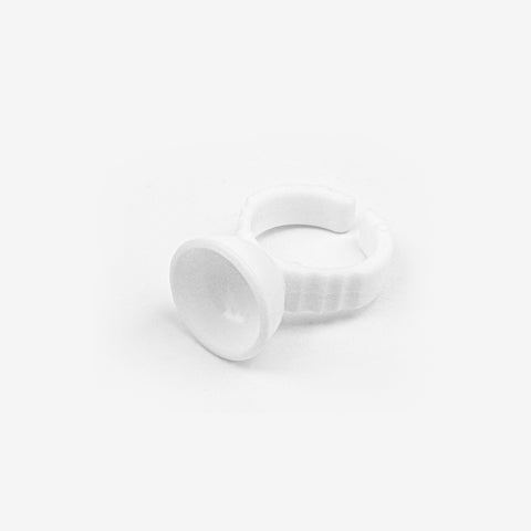 XIUSUZAKI 100 Pcs/Pack Disposable Eyelashes Glue Ring Holder For Eyelash Extension Pallet Eye Lashes Lash Glue Rings Cup Tools XIUSUZAKI 100 Pcs/Pack Disposable Eyelashes Glue Ring Holder For Eyelash Extension Pallet Eye Lashes Lash Glue Rings Cup Tools