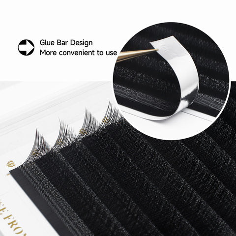 XIUSUZAKI Automatic Flowering W Shape Bloom 3D  Premade Fans Eyelash Extensions Premium Natural Soft Light Full Dense Lashes XIUSUZAKI Automatic Flowering W Shape Bloom 3D  Premade Fans Eyelash Extensions Premium Natural Soft Light Full Dense Lashes