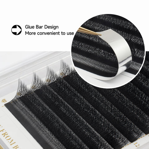 XIUSUZAKI Automatic Flowering W Shape Bloom 5D Premade Fans Eyelash Extensions Premium Natural Soft Light Full Dense Lashes XIUSUZAKI Automatic Flowering W Shape Bloom 5D Premade Fans Eyelash Extensions Premium Natural Soft Light Full Dense Lashes
