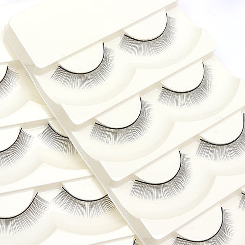 XIUSUZAKI False Eyelashes 5 Pairs Set Handmade Training Lashes For Beginners Eyelash Extension Beauty Salon Student Practice XIUSUZAKI False Eyelashes 5 Pairs Set Handmade Training Lashes For Beginners Eyelash Extension Beauty Salon Student Practice