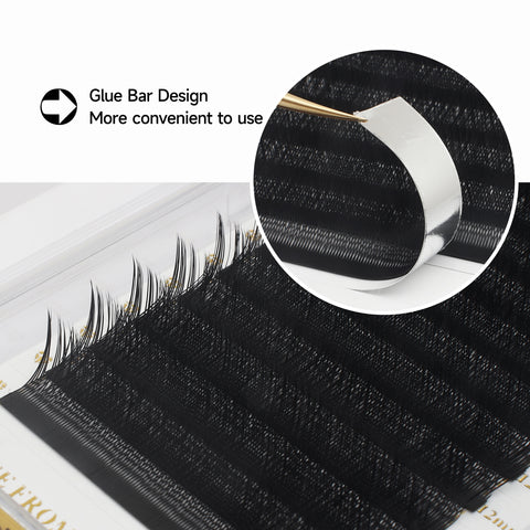 XIUSUZAKI YY Shape Hand Woven Premium Soft Light Natural Eyelashes Extension 2D Y Shape Lashes XIUSUZAKI YY Shape Hand Woven Premium Soft Light Natural Eyelashes Extension 2D Y Shape Lashes
