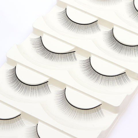 XIUSUZAKI False Eyelashes 5 Pairs Set Handmade Training Lashes For Beginners Eyelash Extension Beauty Salon Student Practice XIUSUZAKI False Eyelashes 5 Pairs Set Handmade Training Lashes For Beginners Eyelash Extension Beauty Salon Student Practice