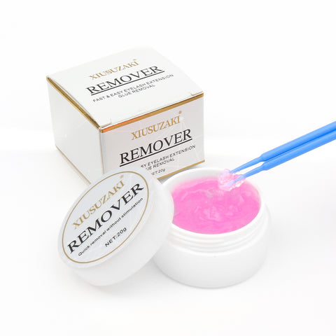 XIUSUZAKI Eyelash Extension Lash Glue Remover 20g Eyelash Glue Primer Adhesive Hardener  Fast Remove Strong Bond XIUSUZAKI Eyelash Extension Lash Glue Remover 20g Eyelash Glue Primer Adhesive Hardener  Fast Remove Strong Bond