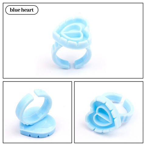 XIUSUZAKI Wholesale 100Pcs/Bag Disposable Eyelash Extension Glue Ring Cup Tattoo Pigment Holder Container Lash Tools Supplier XIUSUZAKI Wholesale 100Pcs/Bag Disposable Eyelash Extension Glue Ring Cup Tattoo Pigment Holder Container Lash Tools Supplier