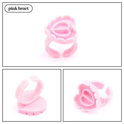 XIUSUZAKI Wholesale 100Pcs/Bag Disposable Eyelash Extension Glue Ring Cup Tattoo Pigment Holder Container Lash Tools Supplier XIUSUZAKI Wholesale 100Pcs/Bag Disposable Eyelash Extension Glue Ring Cup Tattoo Pigment Holder Container Lash Tools Supplier