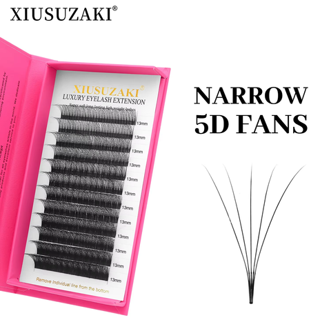 XIUSUZAKI Narrow 5D Premade Fans Eyelash Extensions